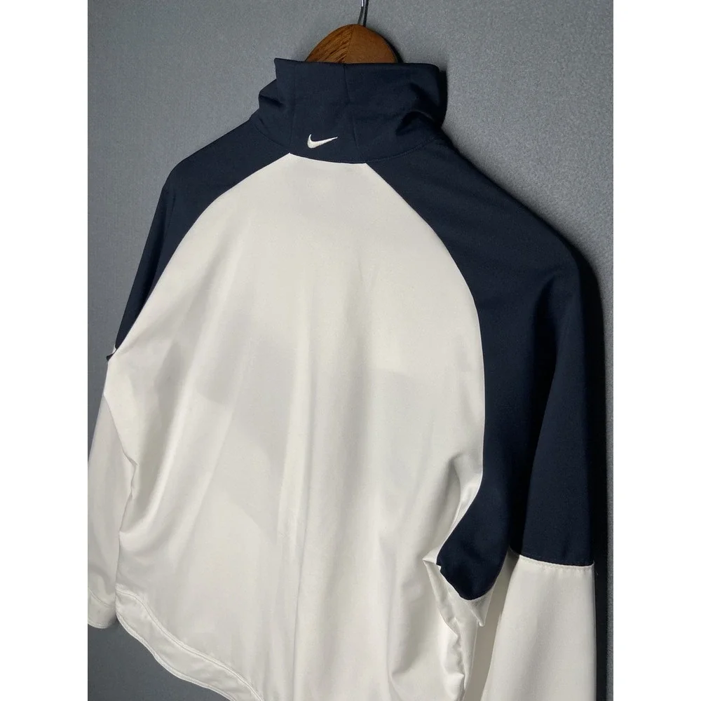 Nike Women's Full Zip Colorblock Track Jacket White/Navy XL 16-18